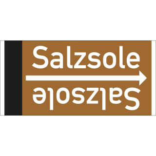 Rohrleitungsband: Salzsole, DIN 2403, für Rohre ab Ø 15 mm, Folie selbstklebend, 33 m/Rolle