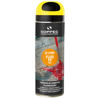 SOPPEC Markierfarbe Fluo T.P., für begrenzten Zeitraum (12 Monate), gelb, fluoreszierend, 500 ml / Dose