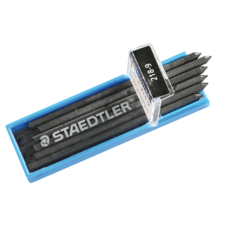 STAEDTLER Ersatzminen für Lumocolor 768 N-9, im Plastiketui, schwarz, 12 St./Verpackungseinheit