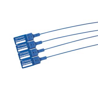 Sicherheits-Zugplombe TEN-LOK 1, blau, Nylon, 290mm, Ø 2mm, 1000 St./Verpackungseinheit