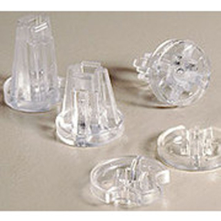 Tastkappe ohne LED-Aussparungen, transparent, Ø 14 mm, Höhe 14,6 mm, 1 Stück