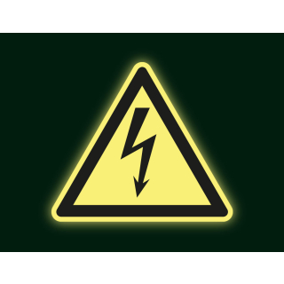 Warnschild elektrische Spannung