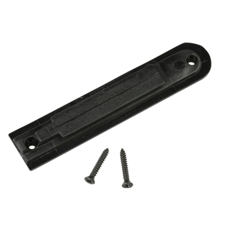 Wandclip, zum Einhängen des 50 mm-Gurtes, schwarz, Kunststoff, 1 Stück