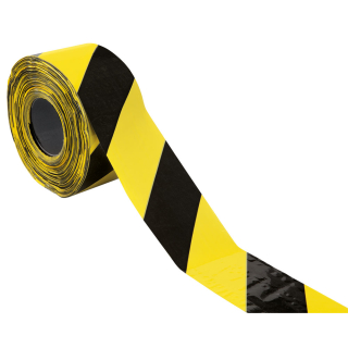 Absperrband Super, versch. Farben, Polyethylen, 80 mm breit, 500 m/Rolle
