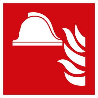 
Brandschutzschild: Brandbekämpfung, rot-weiß, ASR/ISO, Folie oder Kunststoff, 200 mm x 200 mm, nur als Einzelstück