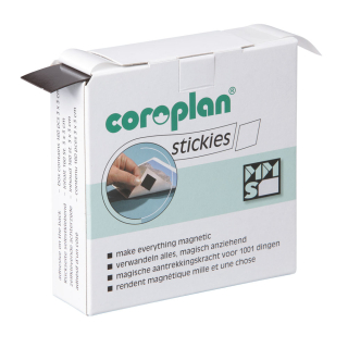 coroplan® Magnetquadrate selbstklebend, 30 x 30 mm, 160 St./Verpackungseinheit