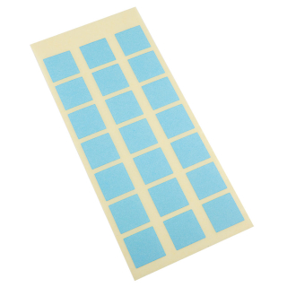Etiketten zum Selbstbeschriften, hellblau, Papier ablösbar