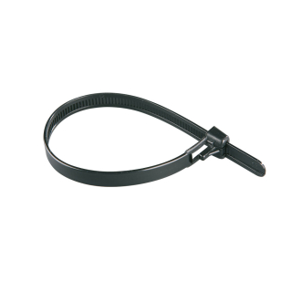 Kabelbinder wiederlösbar, schwarz, Polyamid