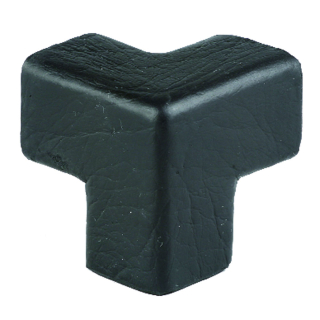 Knuffi Schutzecke Typ E, dreidimensional, selbstklebend, schwarz oder weiß, PU-Schaum, 45 x 25mm, nur als Einzelstück