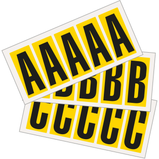 Kombipackung Buchstabe A-Z, Folie selbstklebend