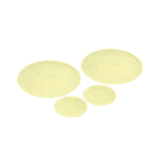 PERMALIGHT Bodenpunkt unbedruckt, Rutschhemmung R10, Polycarbonat selbstklebend lang nachleuchtend, Ø 60 mm - 100 mm, 10 St./Verpackungseinheit