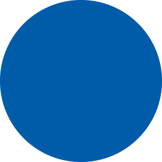 Stellplatzmarkierung: Ronde, R10, blau, Spezial-Kunststoff selbstklebend