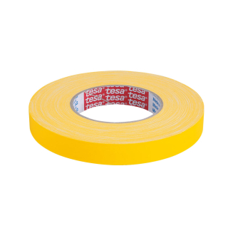 tesa® Gewebe-Bodenmarkierungsband, gelb, Gewebefolie, 19 mm, 25m / Rolle