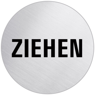 Türhinweisschild: ZIEHEN