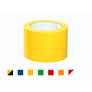 Bodenmarkierungsband Standard, verschiedene Farben, PVC-Folie, 50 mm oder 75 mm, 33m / Rolle