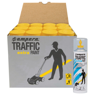 Vorteils-Set A.M.P.E.R.E. Traffic Extra Paint, SUPER-Striper, versch. Farben, 500 ml / Dose, 12 Dosen / VE