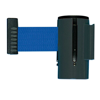Wandkassette Indoor, anthrazit, Metall, Gurt versch. Farben, 50 mm, 4 m