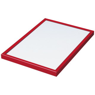 Wechselrahmen mit spitzen Ecken, Aluminium, versch. Farben und Größen
