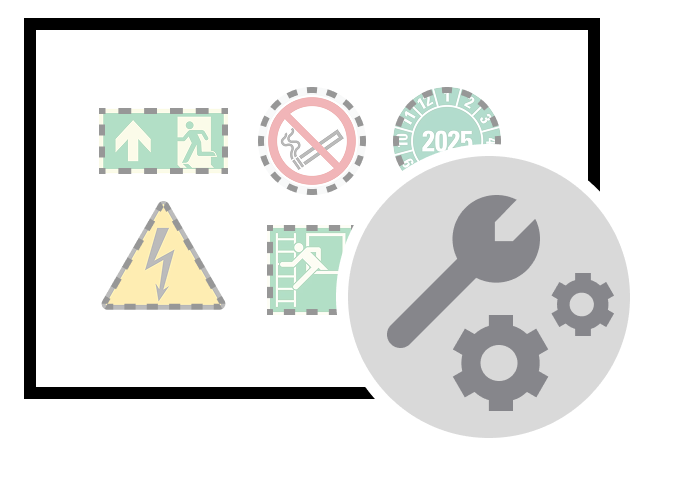 Freie Gestaltung Ihrer Kennzeichnung