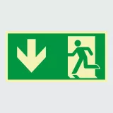 Kategorie Richtungspfeil zum Notausgang image