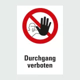 Kategorie Betreten verboten Kombischild image