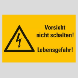 Kategorie Nicht schalten-Warnschilder image