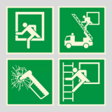 Kategorie Notausstieg-Schilder image