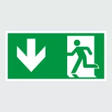 Kategorie Richtungspfeil zum Notausgang image