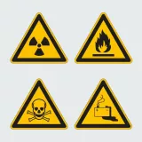 Kategorie Strahlung / Gefährliche Stoffe - Warnschilder image