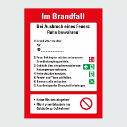 Kategorie Betriebsaushänge für den Brandschutz image
