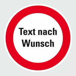 Kategorie Individuelle Verbotsschilder image