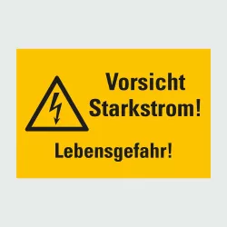 Kategorie Kombischild Starkstrom image
