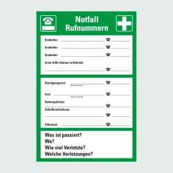 Kategorie Notfallaushänge image