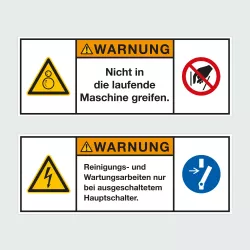 Kategorie Produktsicherheitsschild Aufschrift "WARNUNG" image