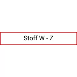 Kategorie Stoff W - Z image