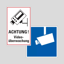 Kategorie Hinweisschilder Videoüberwachung image