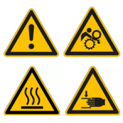 Kategorie Warnschilder für Maschinen und Anlagen image