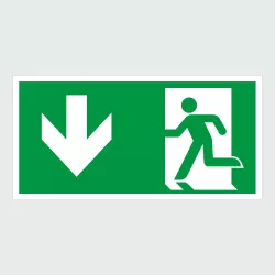 Kategorie Richtungspfeil zum Notausgang image