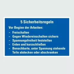 Kategorie Sicherheitsregeln image