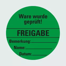 Kategorie Etiketten und Schilder zur Qualitätssicherung image