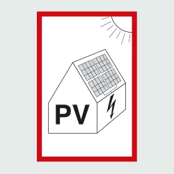 Kategorie Hinweisschilder für Photovoltaik (PV) Anlagen image
