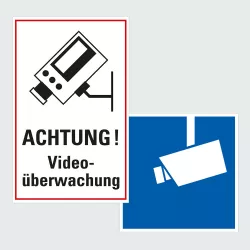 Kategorie Hinweisschilder Videoüberwachung image