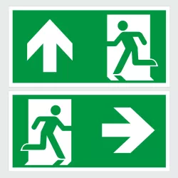 Kategorie Fluchtwegschilder nicht nachleuchtend image