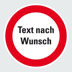 Kategorie Individuelle Verbotsschilder image