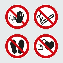 Kategorie Verbotsschilder & Verbotszeichen  image