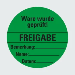 Kategorie Etiketten und Schilder zur Qualitätssicherung image