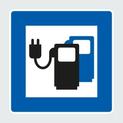 Kategorie Hinweisschilder für E-Tankstellen image