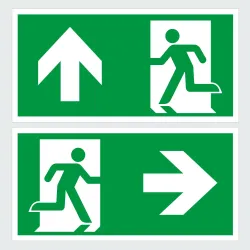 Kategorie Fluchtwegschilder nicht nachleuchtend image