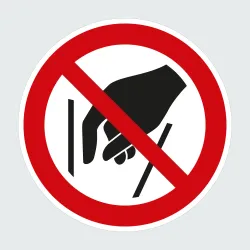 Kategorie Verbotsschilder für Maschinen image