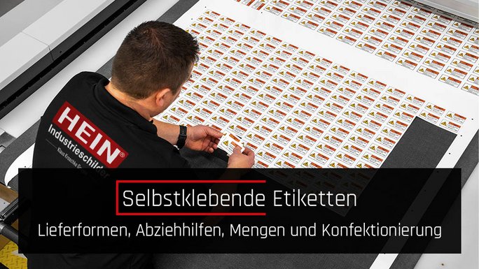 Selbstklebenden Etiketten – Lieferformen, Abziehhilfen, Mengen und Konfektionierung